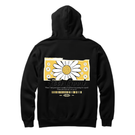 Feel Good One Size hoodie Black Back 91