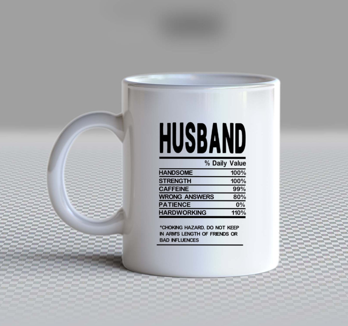 HUSBAND Back text Mug 91
