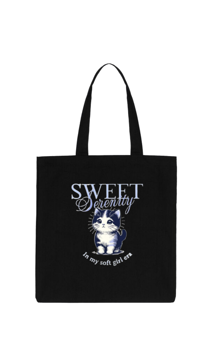 SWEET Derentty tote bag Black 91