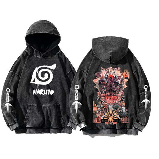 Naruto Shippuden One Size hoodie Washed Back 91
