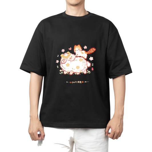 cat One Size t- shirt Black 91