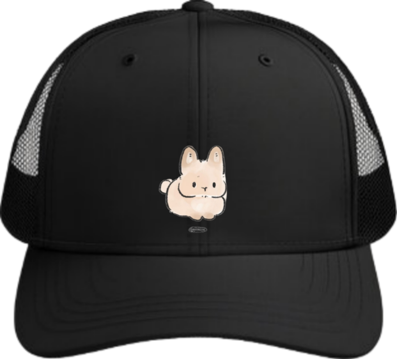 bunny Baseball cap Black 87