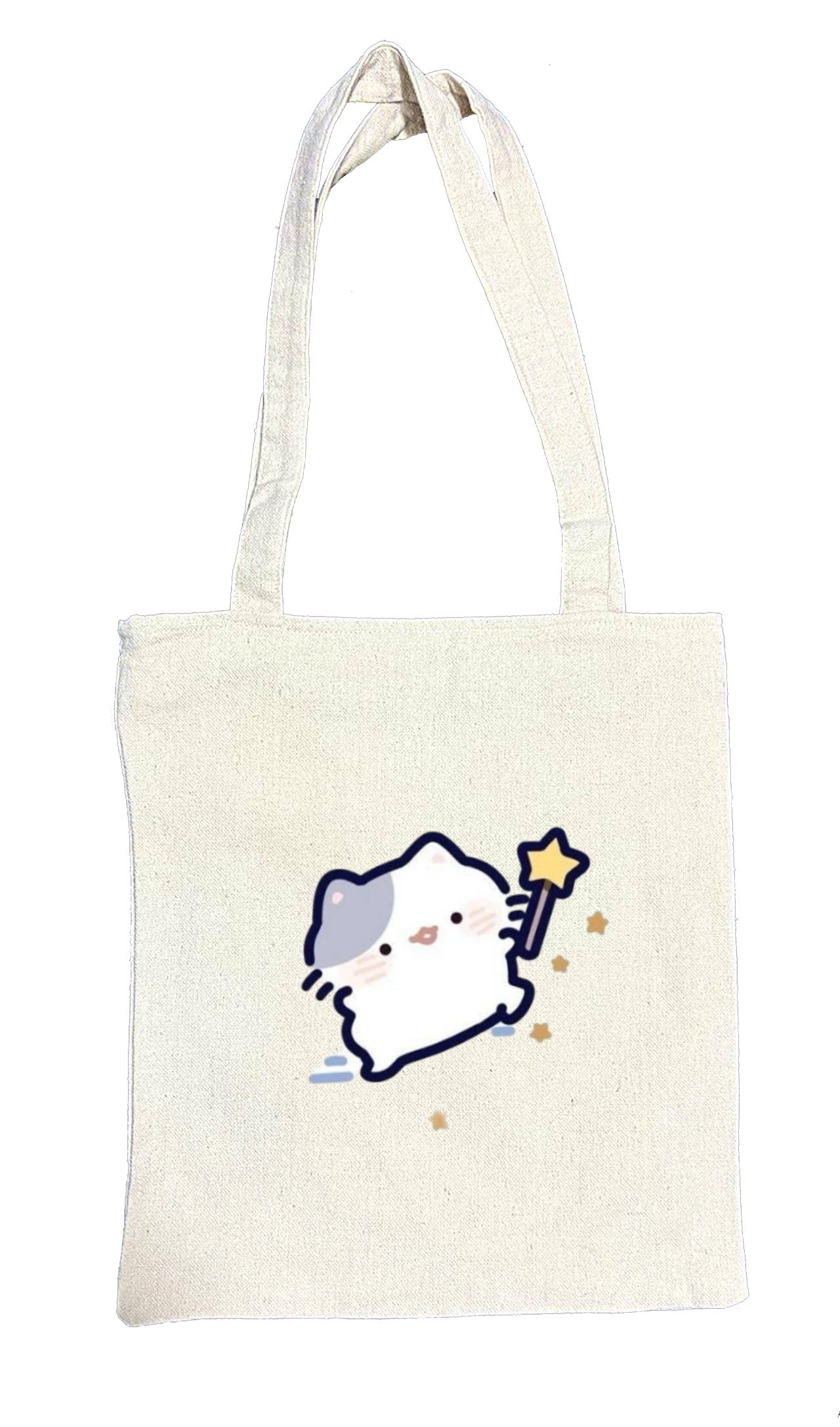 cat tote bag White 92