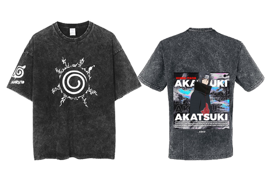 Naruto Shippuden t- shirt One Size Washed Back 92