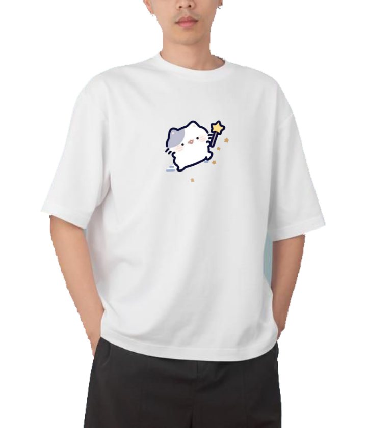 cat One Size t- shirt White 92