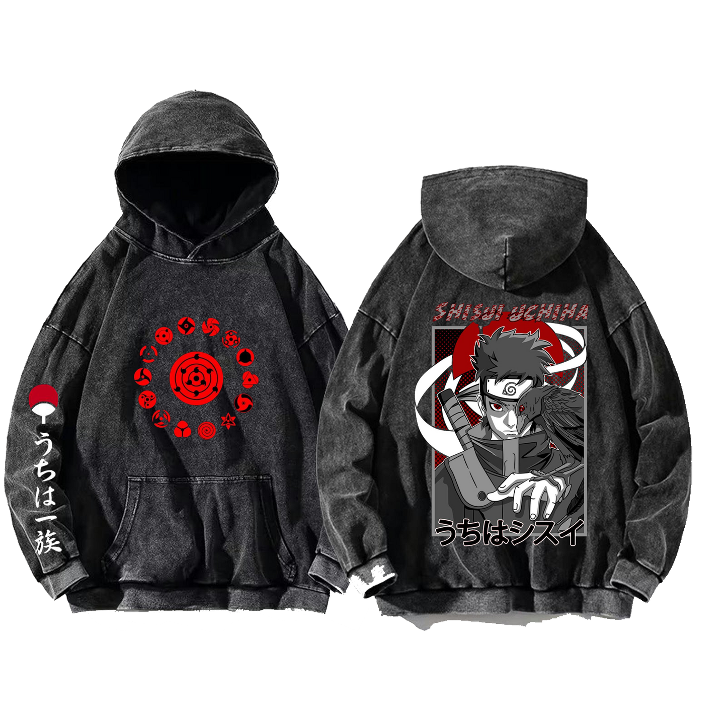 Naruto Shippuden One Size hoodie Washed Back 92