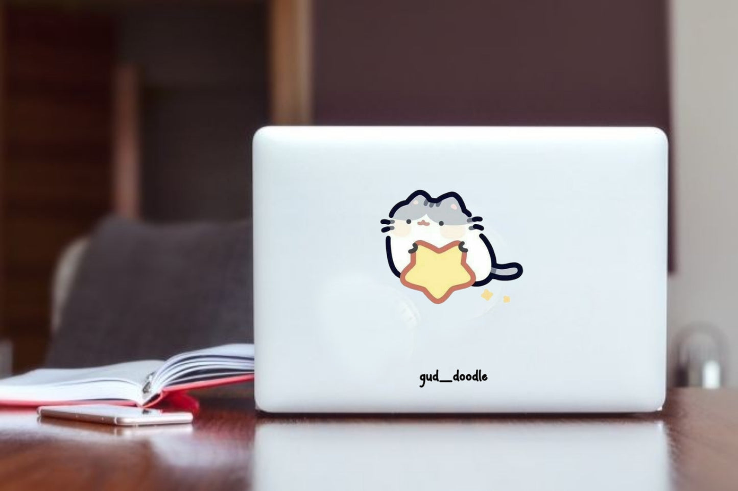 cat Laptop Sticker 93