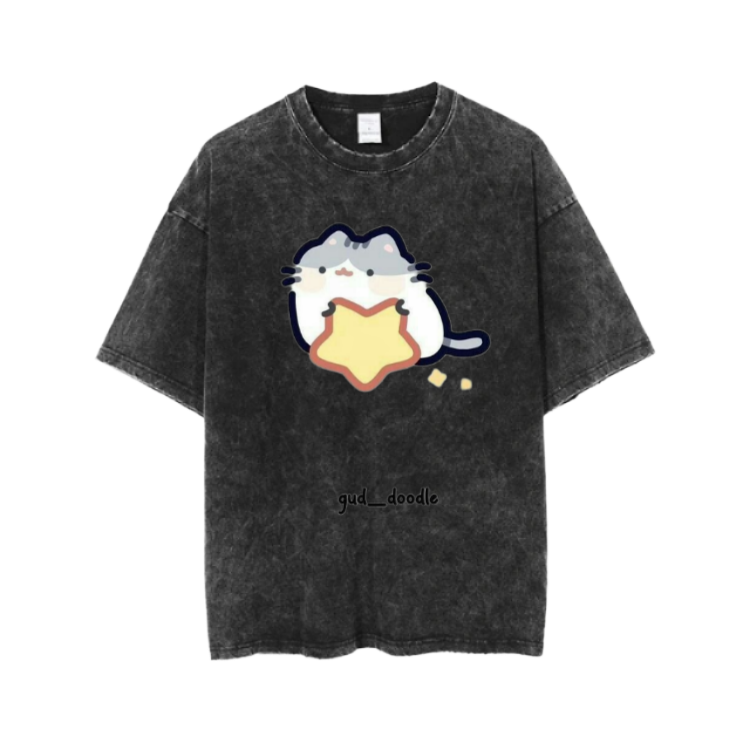 cat One Size t- shirt  Washed 93