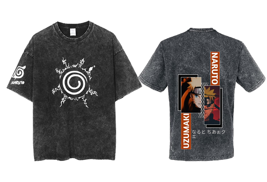 Naruto Shippuden t- shirt One Size Washed Back 93