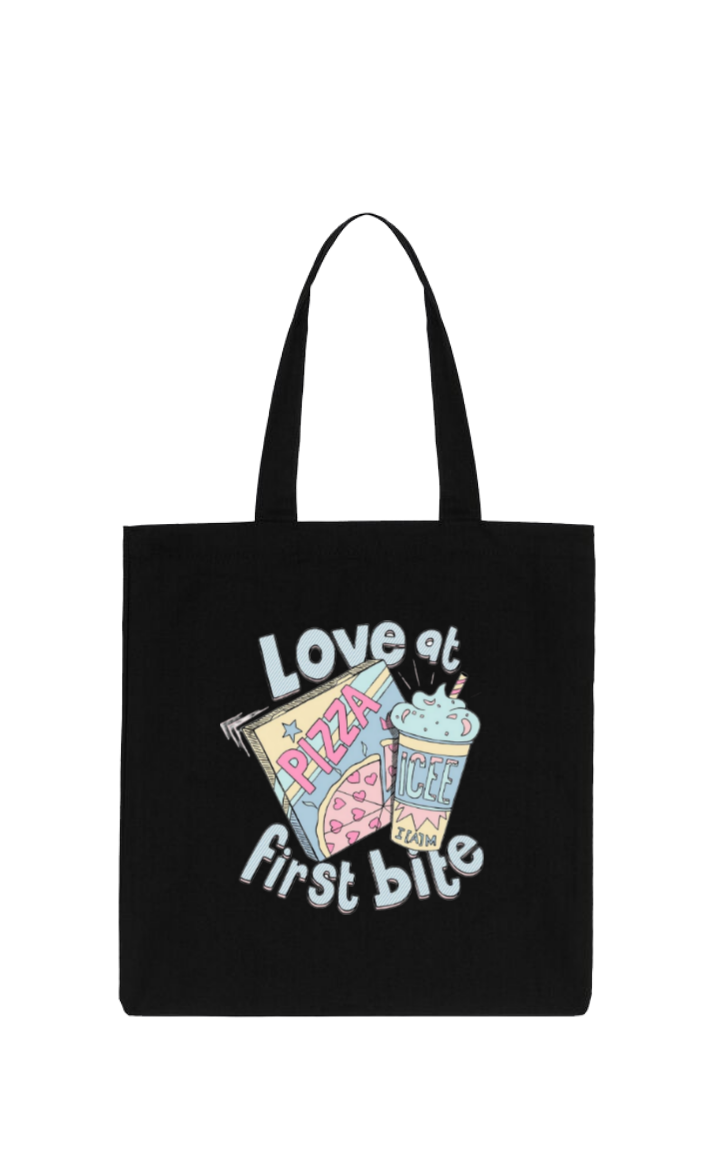 first bite tote bag Black 94