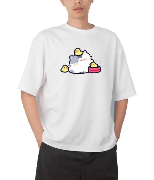 cat One Size t- shirt White 94