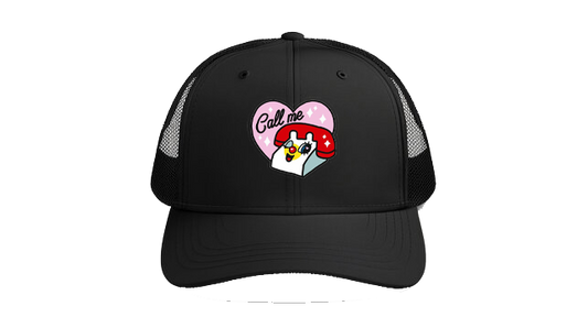 Baseball cap Black Call me 140