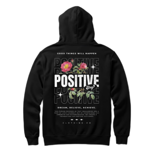 GOOD THINGS WILL HAPPEN Back text oversize hoodie back 94