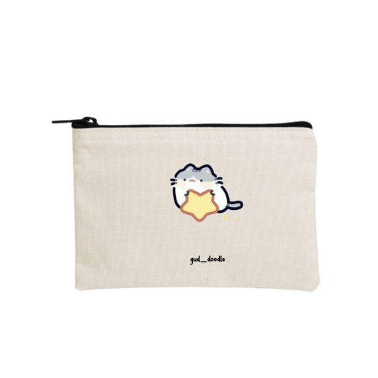 cat wallet pencil case Beige 94