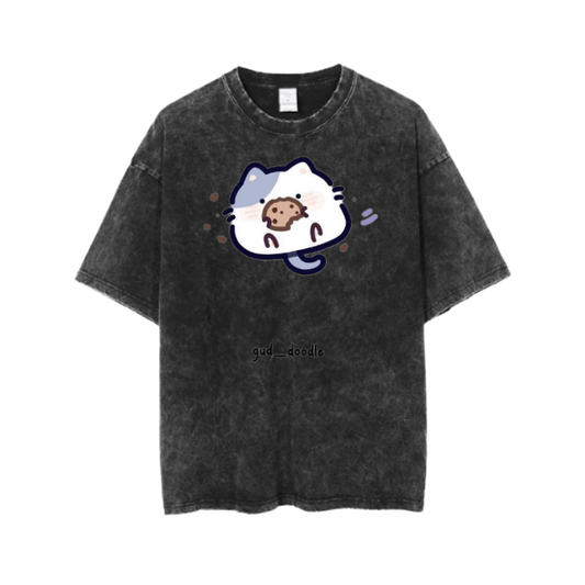 cat One Size t- shirt  Washed 95