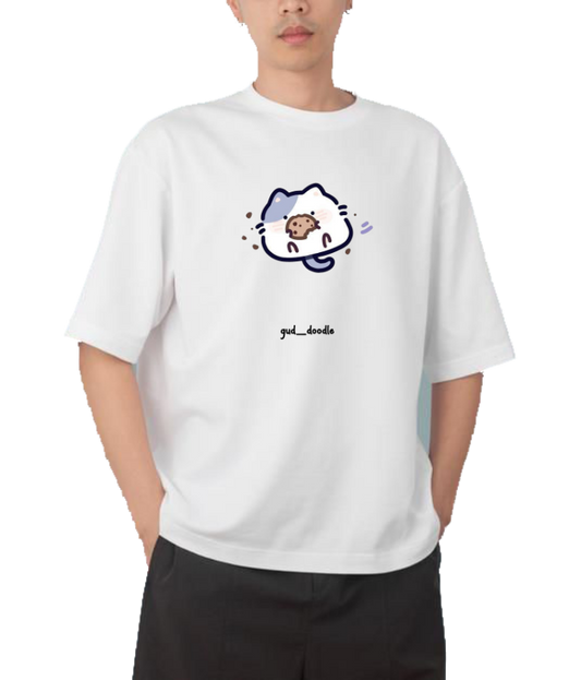 cat One Size t- shirt White 95