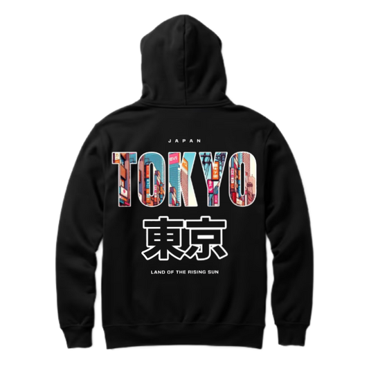 JAPAN Back text oversize hoodie back 95