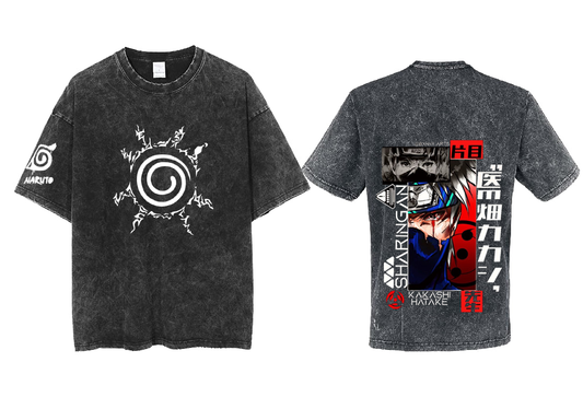 Naruto Shippuden t- shirt One Size Washed Back 95