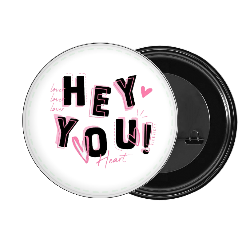 brooch HEY YOU 96