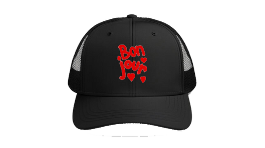 Baseball cap Black Bonjour 142