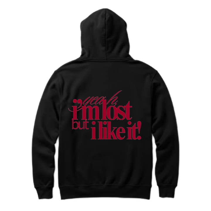 Vimost But i like it! One Size hoodie Black Back 96