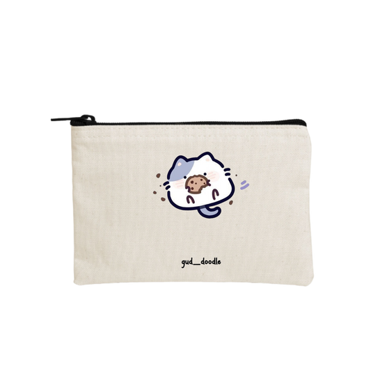 cat wallet pencil case Beige 96