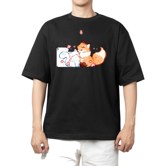 cat One Size t- shirt Black 97