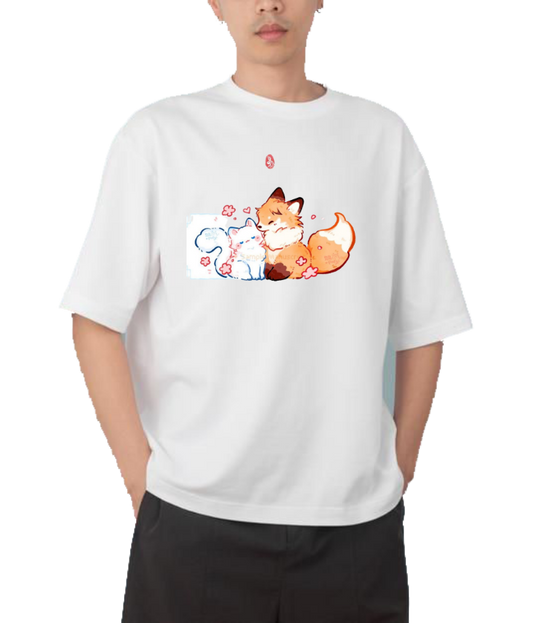 cat One Size t- shirt White 97