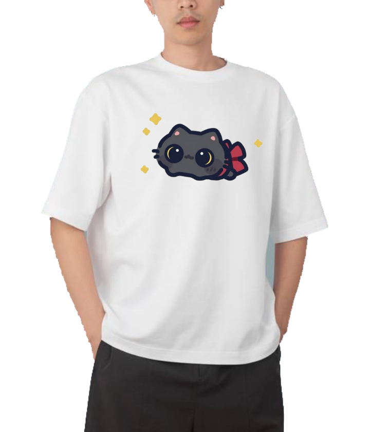 cat One Size t- shirt White 98
