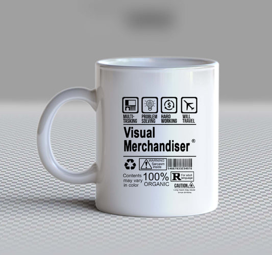 Visual Merchandiser Back text Mug 98
