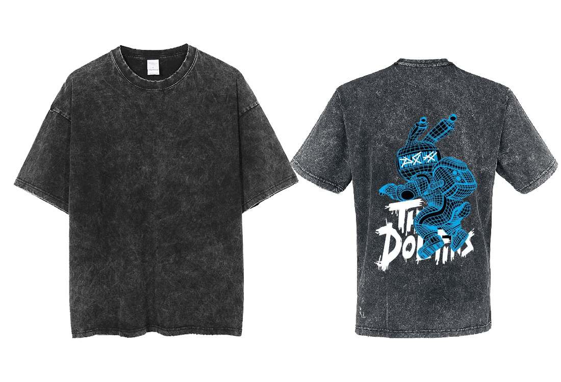 The Doodles  Back text One Size t- shirt Washed Back 76