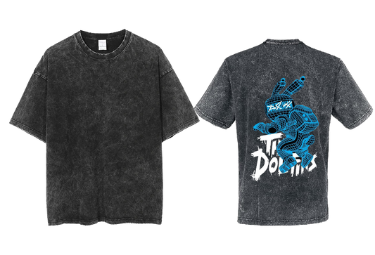 The Doodles  Back text One Size t- shirt Washed Back 76