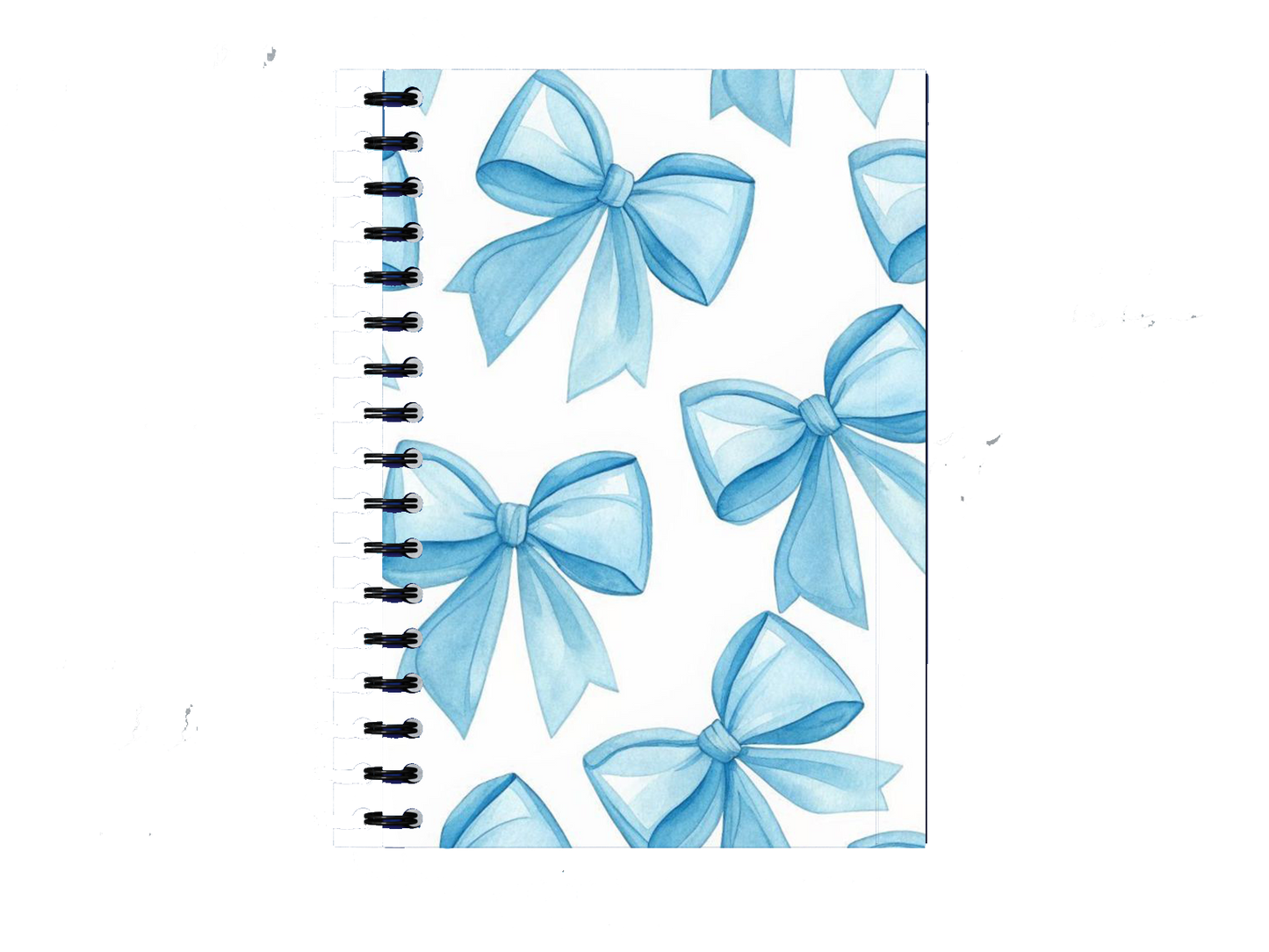 Coquette Blue Bows Notebook A5 99