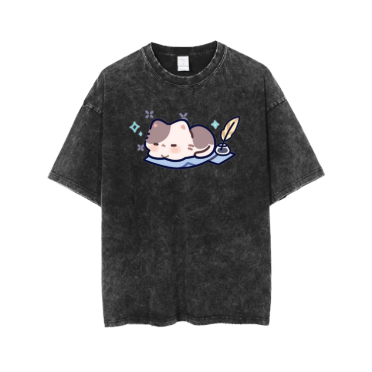 cat One Size t- shirt  Washed 99