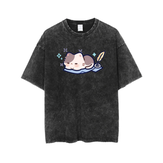 cat One Size t- shirt  Washed 99