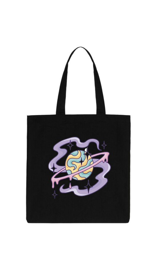 vaporwave tote bag Black 99