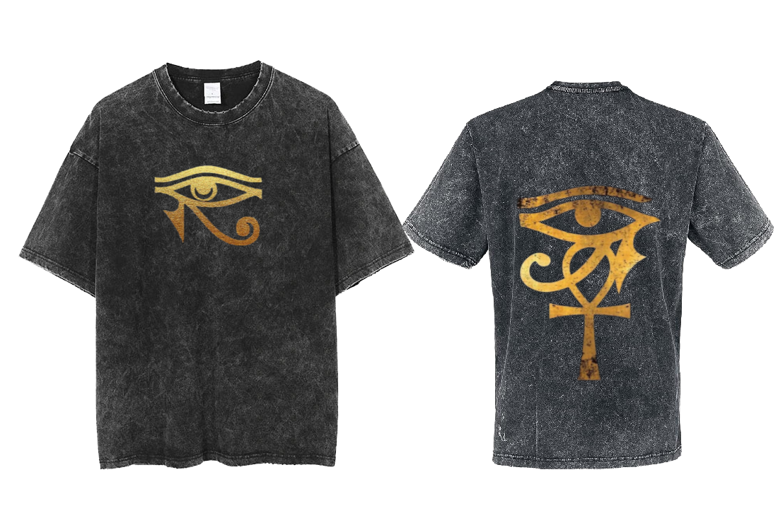 Egypt t- shirt Over Size Washed Back 9