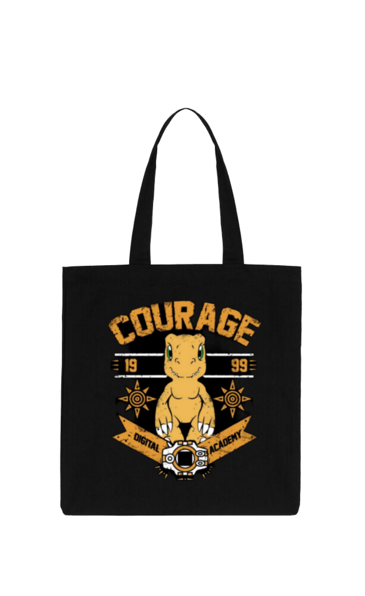 Digimon Adventure tote bag Black 9