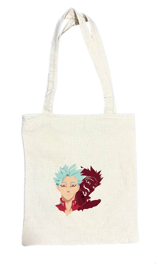 Anime Nanatsu no taizai seven deadly sins  tote bag White 9