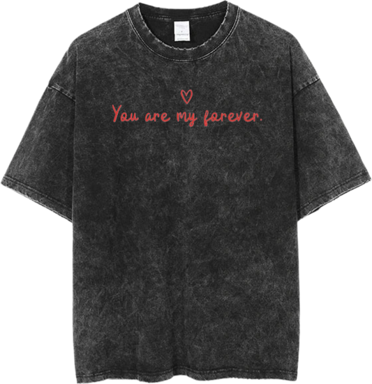 VaIentine coupIe One Size t- shirt Washed 9