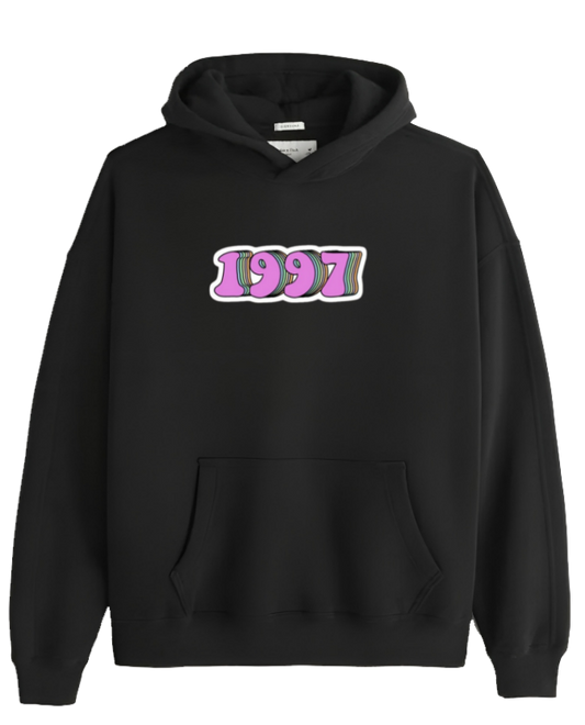 age Oversize Hoodie Black 1997