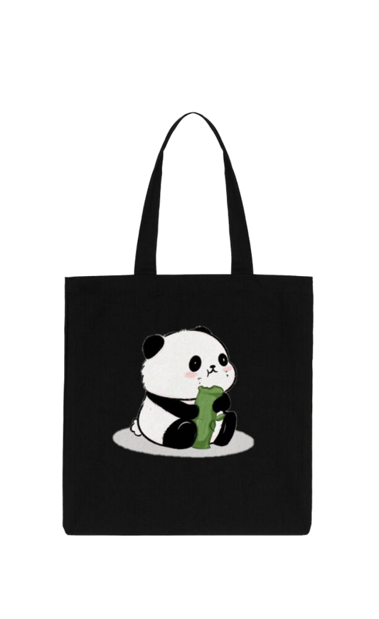 PANDA tote bag Black 9