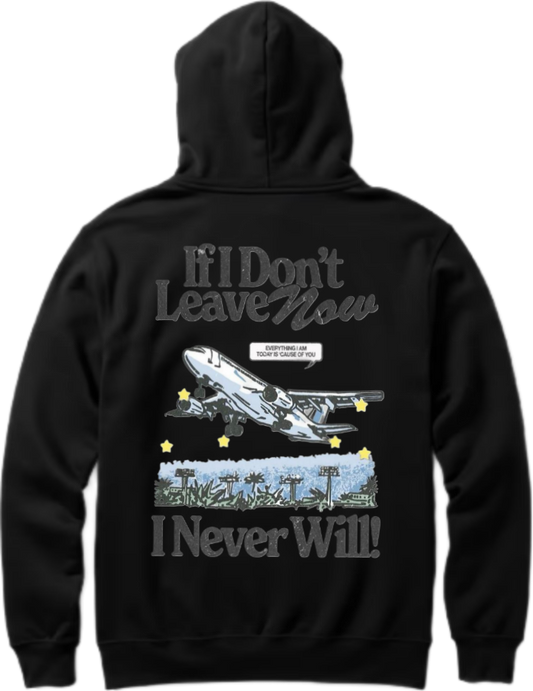 Game On Over Size hoodie Black Back 90