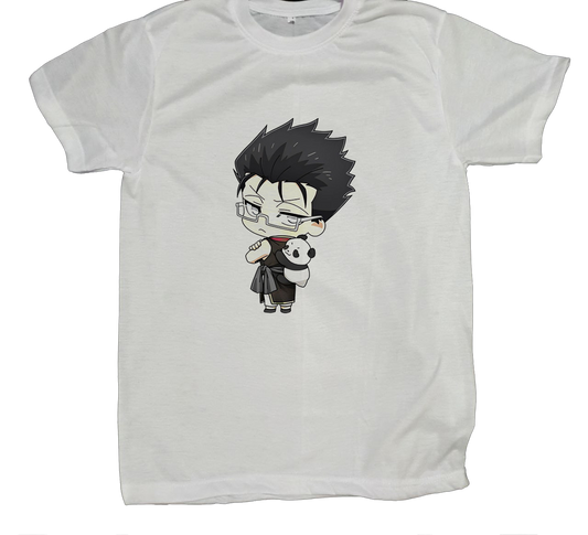 blue lock t- shirt fat White 9