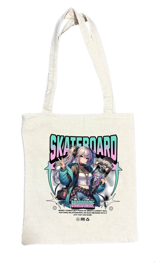 RANDOM ANIME GIRL tote bag Beige 9