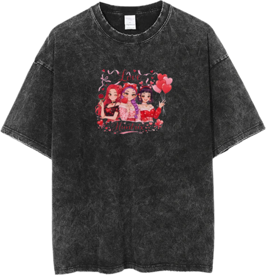 Hunterix kpop  t- shirt Washed  9