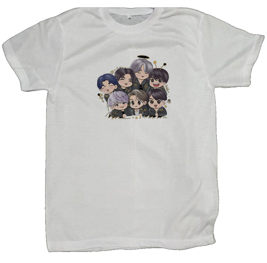 BTS t- shirt fat White 9