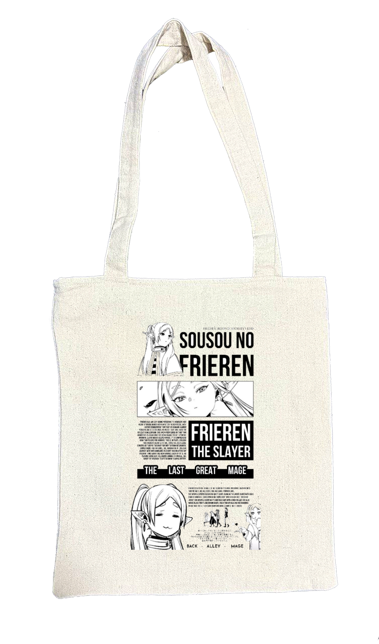 Frieren Beyond Journey's End tote bag beige 9