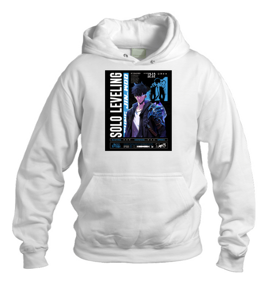 Solo Leveling One Size hoodie White 9