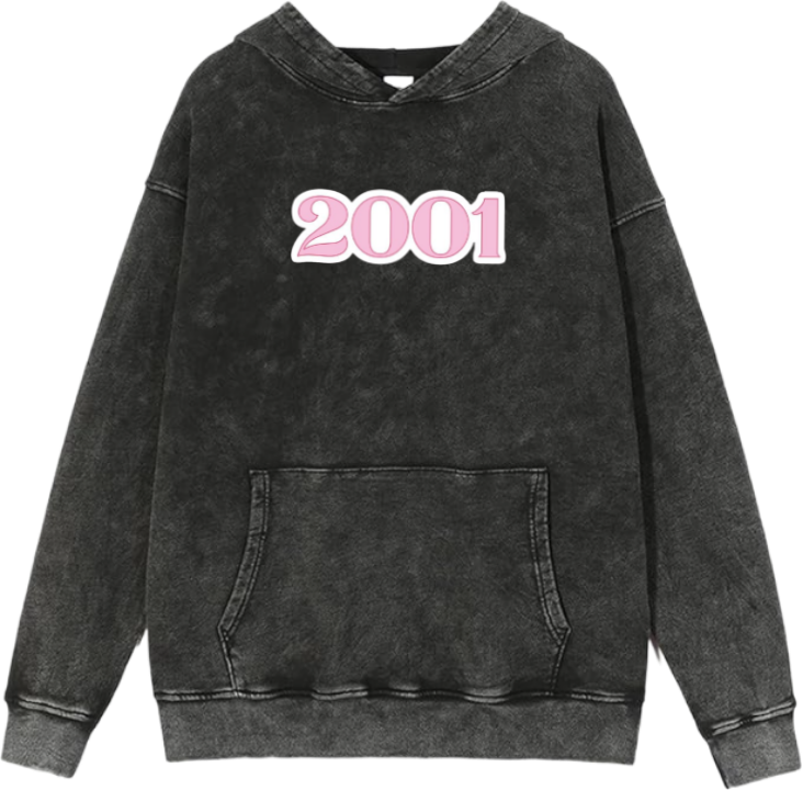 age Oversize  Hoodie Washed gray 2001